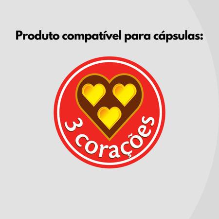 Imagem de Organizador Para 40 Cápsulas De Café - Compatível Com 3 Corações