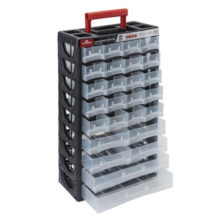 Organizador Para Ferramentas Worker 940763 Plástico 26 Gavetas Imagem de Organizador Para Ferramentas Worker 940763 Plástico 26 Gavetas