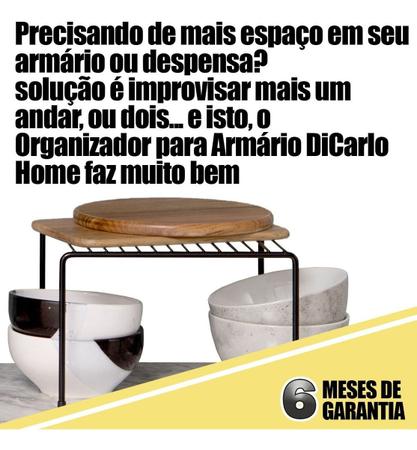 Imagem de Organizador Pequeno Para Cozinha Armário Prateleira Aramado