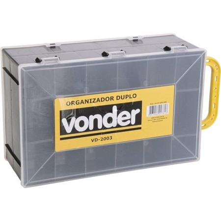 Imagem de Organizador plástico com 12 compartimentos - Vonder