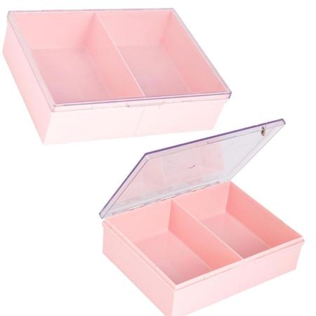 Organizador porta objetos com 02 divisórias - Maxcril Imagem de Organizador porta objetos com 02 divisórias