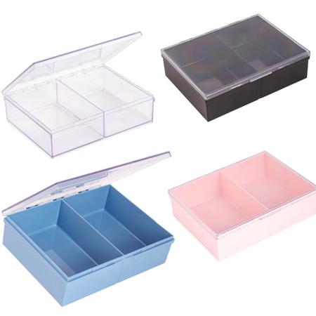 Organizador porta objetos com 02 divisórias - Maxcril Imagem de Organizador porta objetos com 02 divisórias