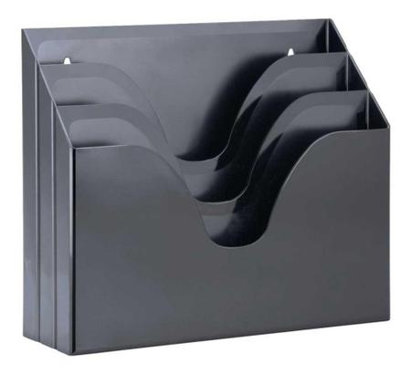 Organizador Triplo / Suporte Monitor Office Preto - MAXCRIL Imagem de Organizador Triplo / Suporte Monitor Office Preto - MAXCRIL