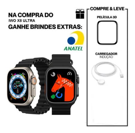 Relógio Smartwatch X8 Recebe e Faz Ligação - 01Smart