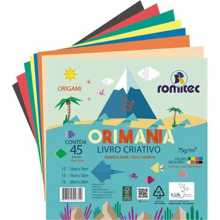 Imagem de Orimania livro criativo Romitec 45 folhas