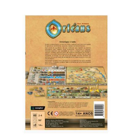 Orleans Jogo de Tabuleiro Meeple br em Promoção na Americanas