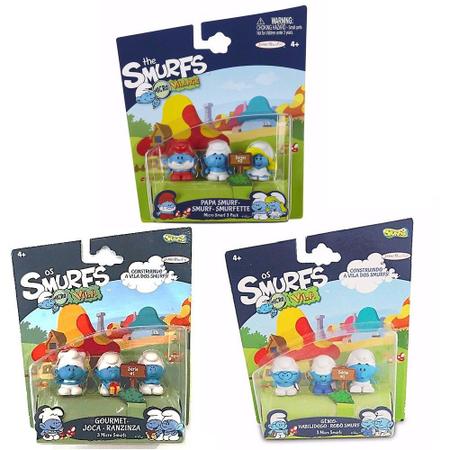 Boneco Papai Smurf Grande, Playtoy Brinquedos