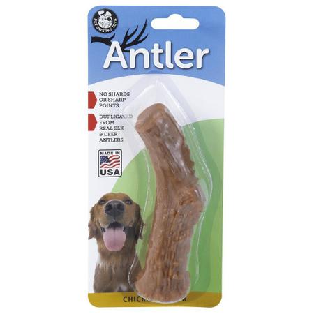 Imagem de Osso Pet Qwerks Antler Wood Queijo Defumado Grande P/Cães