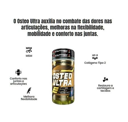 Osteo Ultra (120 caps) - Adaptogen - Multivitamínico / Polivitamínico -  Magazine Luiza