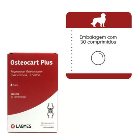 Imagem de Osteocart Plus Labyes 30 Comprimidos Regenerador Articular