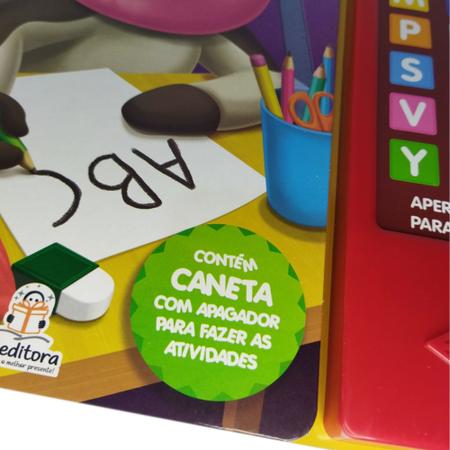 Imagem de Ouça e aprenda: ABC - Português - Blu Editora - 2018 / Com canetinha e apagador - Livro Sonoro