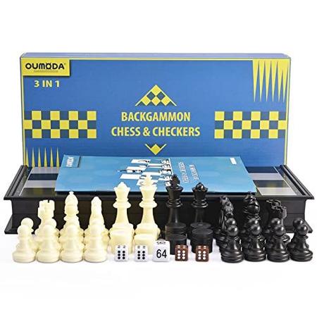 Chess, Checkers, Backgammon (Xadrez, Damas, Gamão)