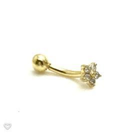 Piercing Helix Raio Ouro 18k - Sunflower Joias