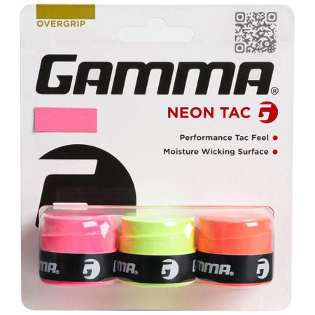 Imagem de Overgrip Gamma Neon Tac com 03 Unidades Diversos