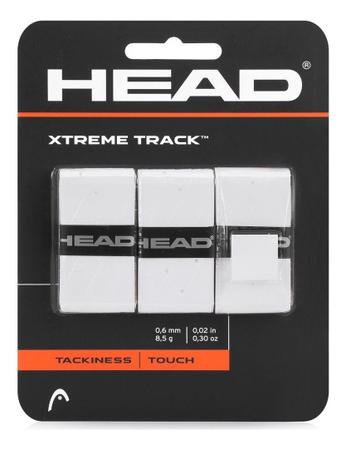 Imagem de Overgrip Grip Raquete Tênis Head Xtreme Track 3 Unid branco