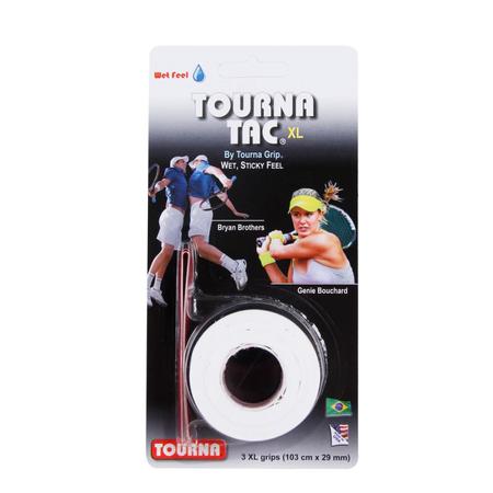 Imagem de Overgrip Unique Tourna Tac Branco (pack Com 3 Un.)