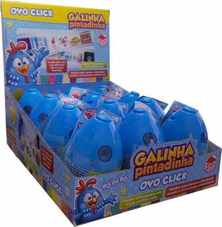 Brinquedo Ovo Click Galinha Pintadinha Kit 6 Unidades : :  Brinquedos e Jogos