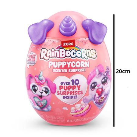 Imagem de Ovo com Pelúcia Surpresa - Puppycorn - Rainbocorns - Roxo - Fun