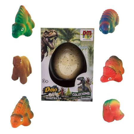Ovo Dinossauro Diversos modelos Colecionáveis Para Brincar - DM Toys Imagem de Ovo Dinossauro Diversos modelos Colecionáveis Para Brincar