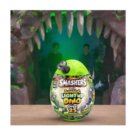 Smashers - Ovo Dino Light Verde Pequeno - Série 1 - Fun - MP Brinquedos