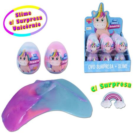 Brinq Slime Ovo Surpresa Unicórnio 98g - Brinquedos, Brinquedos Unissex- na  Lojão do Pereirão