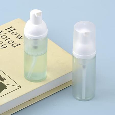 Imagem de Owlyee 2oz espuma frasco (3PCS) vazio espuma bomba dispensador para as mãos, limpador de cílios, shampoo para viajar (60ml, branco e verde)