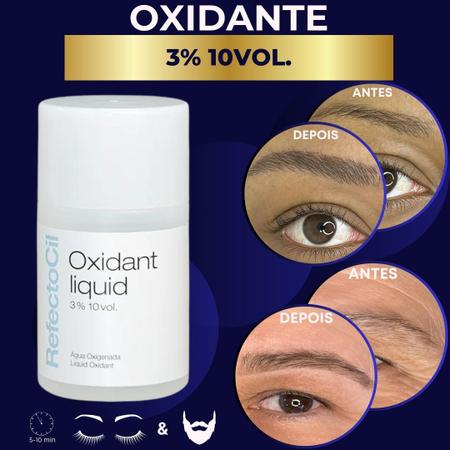 Imagem de Oxidante Oxigenada Líquido Refectocil 3%10 Vol Para Sobrancelhas Cilios