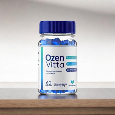 Ozen Vitta - Suplemento Alimentar Natural - Kit com 3 Frascos de 60 Cápsulas - Original Imagem de Ozen Vitta - Suplemento Alimentar Natural - Kit com 3 Frascos de 60 Cápsulas - Original