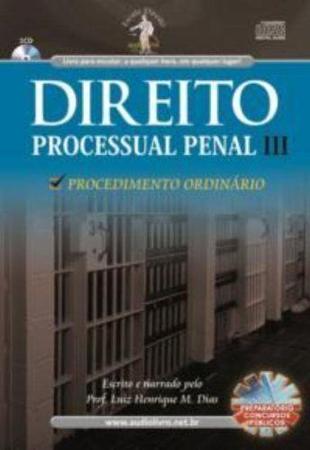 Imagem de P direito processual penal - v. 03 - procedimento - AUDIOLIVRO
