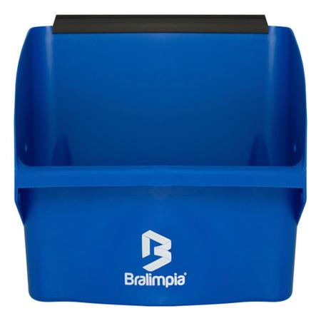 Imagem de Pá coleta azul com  cabo em alumínio 10 peças - POP - Bralimpia