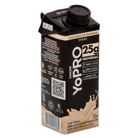 Imagem de Pack 12 unidades YoPRO Bebida Láctea UHT Baunilha 25g de proteínas 250ml