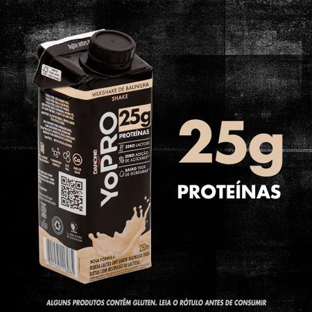 Imagem de Pack 12 unidades YoPRO Bebida Láctea UHT Baunilha 25g de proteínas 250ml