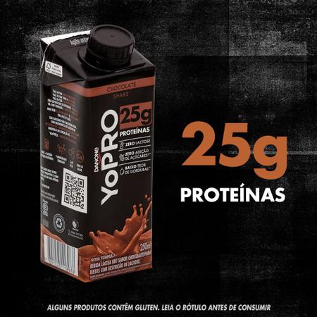 Imagem de Pack 24 unidades YoPRO Bebida Láctea UHT Chocolate 25g de proteínas 250ml