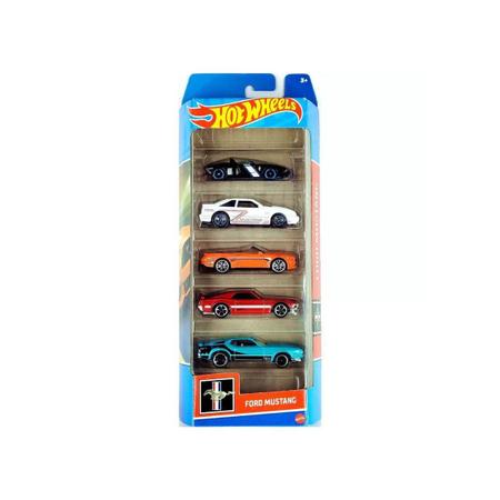 Imagem de Pack 5 Carrinhos Hot Wheels 1:64 Miniatura Mattel Sortido