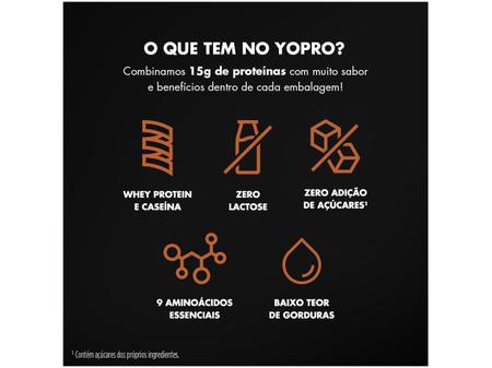 Imagem de Pack Bebida Láctea UHT com 15g de Proteínas YoPRO Chocolate 250ml 12 Unidades