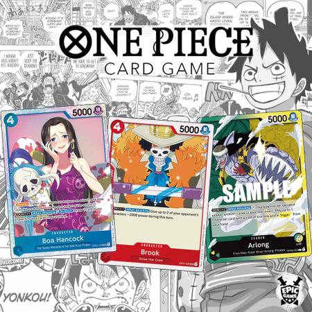 Lote cartas One Piece originais Bandai em inglês com 25 ou 50 cartas sem  repetições