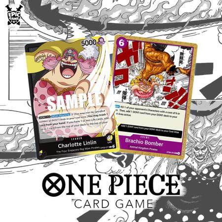 Lote cartas One Piece originais Bandai em inglês com 25 ou 50 cartas sem  repetições