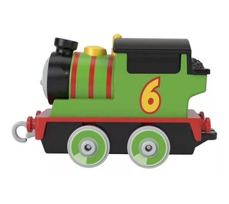 Imagem de Pack Com 2 Locomotivas Metalizadas Thomas e Seus Amigos Metal Engines - Thomas e Percy - Thomas e Friends - Mattel