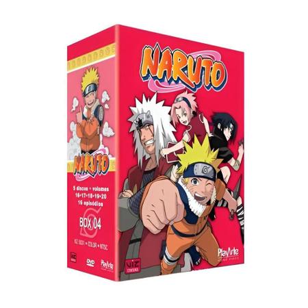 Imagem de Pack Naruto Playarte - Box 04 Volumes 16,17,18,19 E 20