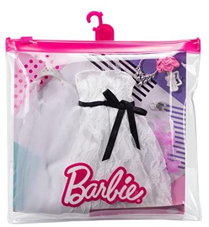 Imagem de Pack Noiva Barbie: Vestido, Véu, Sapatos e Acessórios