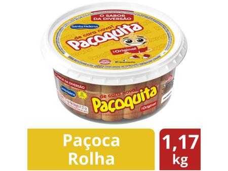 Imagem de Paçoca Rolha Tradicional Paçoquita 1,17kg  - 65 Unidades