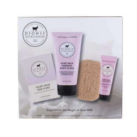 Pacote de cuidados corporais Dionis Lavender Blossom Goat Milk Imagem de Pacote de cuidados corporais Dionis Lavender Blossom Goat Milk