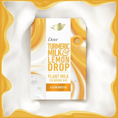 Pacote variado de sabonete de limpeza Dove Plant Milk 4x150ml Imagem de Pacote variado de sabonete de limpeza Dove Plant Milk 4x150ml