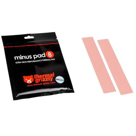 Imagem de Pad Térmico Thermal Grizzly Minus Pad 8 - 120 x 20 x 0.5mm - TG-MP8-120-20-05-2R