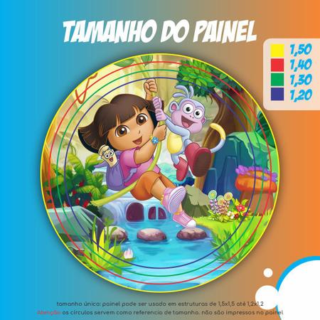 Painel de Festa Redondo Tecido Sublimado 3D Dinossauros Baby - Gol Decor -  Painel de Festas - Magazine Luiza