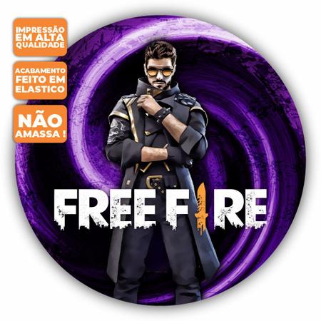 Painel Redondo Free Fire - Adecore Tecidos