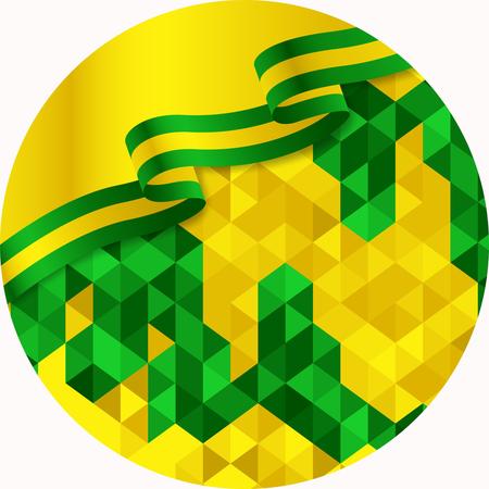 A bandeira do brasil apresenta 3 figuras geométricas .