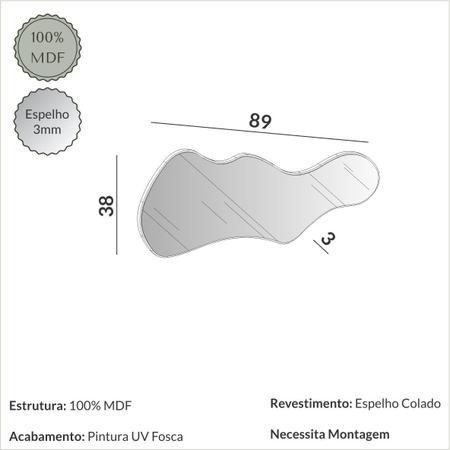 Imagem de Painel Decorativo Espelhado Orgânico  