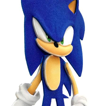 Mini Personagem Decorativo de E.V.A Sonic com 5 Un - Ref 357019 Piffer -  CCS Decorações