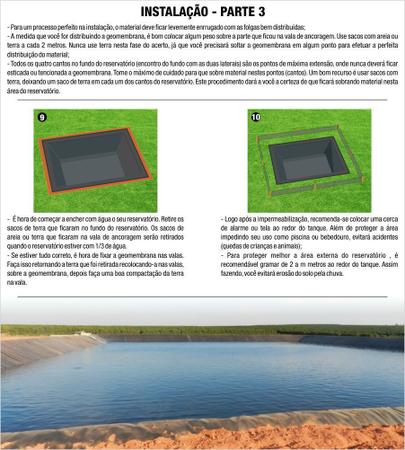 Imagem de Painel geomembrana 0,5mm- 4,00 x  1,00 (4,00mts)